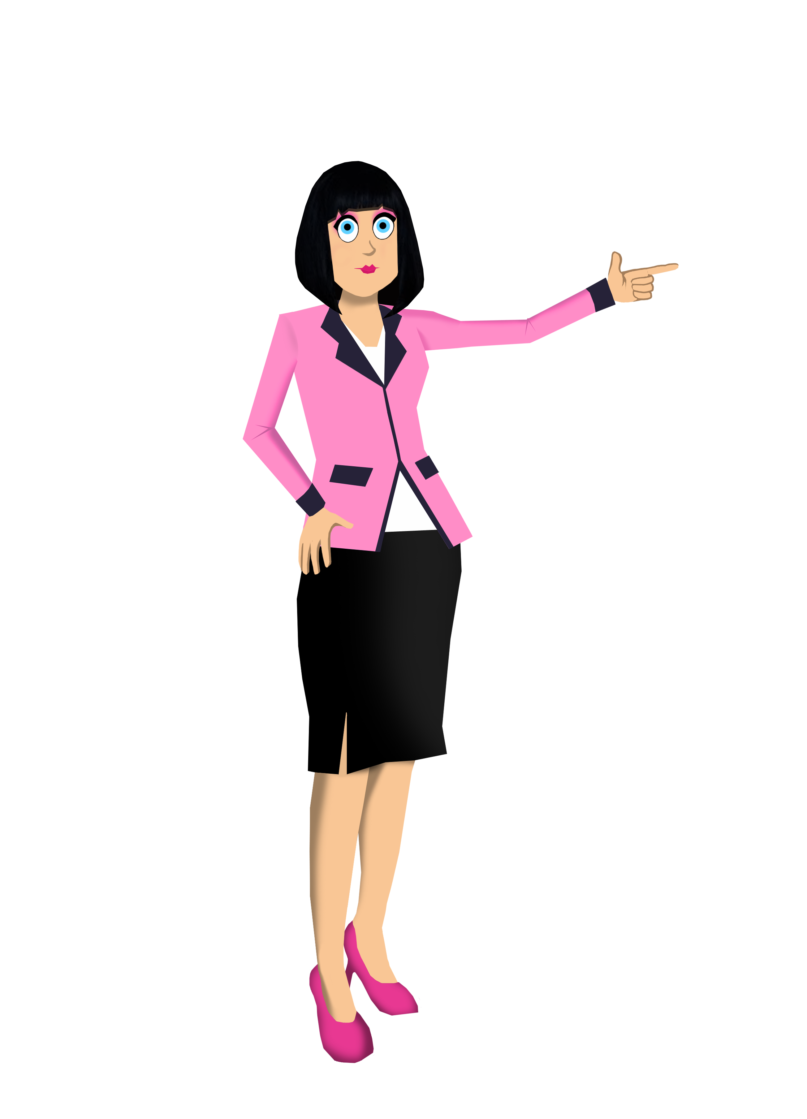 60 Lady in pink1